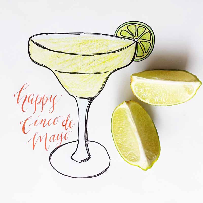 800x800 Margarita Sketch Polished Pen Calligraphy - Margarita Sketch