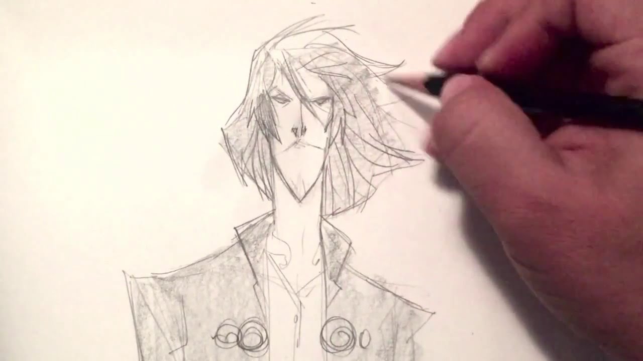 1280x720 Mariachi Samurai Sketch 2 - Mariachi Sketch