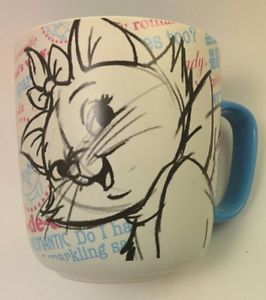 266x300 Disney Store Marie Kitty The Aristocats Sketch Cat Blue Coffee Mug - Marie Aristocats Sketch