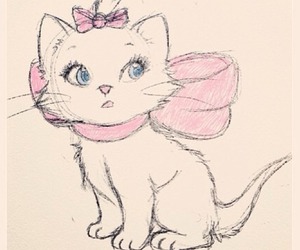 300x250 83 Images About Marie The Cat On We Heart It See More About - Marie Aristocats Sketch