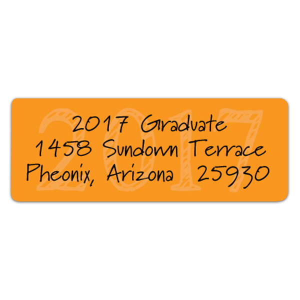 600x600 Marigold Sketch Return Address Labels Paperstyle - Marigold Sketch