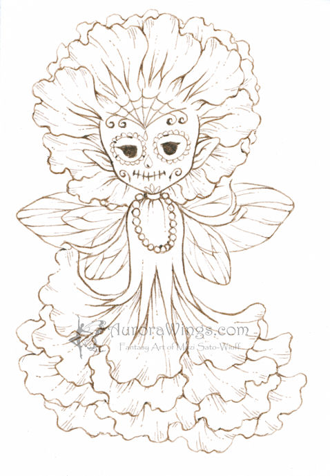 478x689 Sketch Fest! - Marigold Sketch