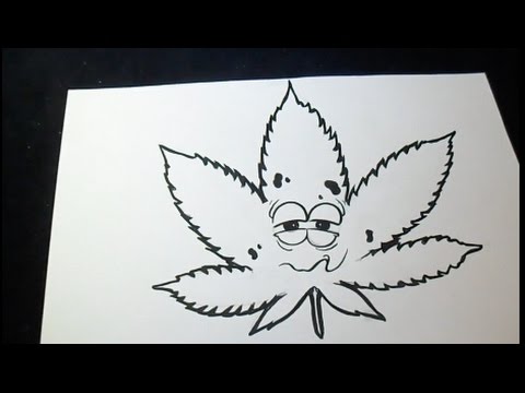 480x360 Graffiti Sketch - Marijuana Sketch