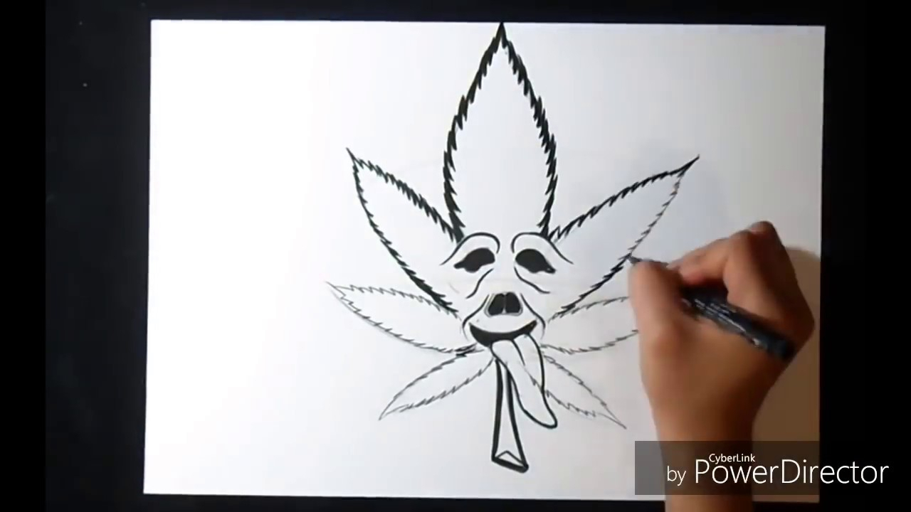 1280x720 Sketches Of Weed Graffiti Smoking Weed Sketches How To Draw - Marijuana Sketch