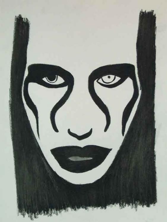 563x750 Marilyn Manson (Roxxxy Dope) - Marilyn Manson Sketch