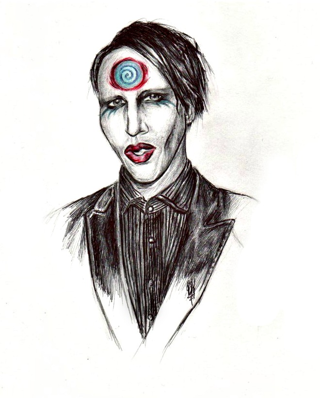 660x821 Marilyn Manson (Sketch) By Klopbondy - Marilyn Manson Sketch