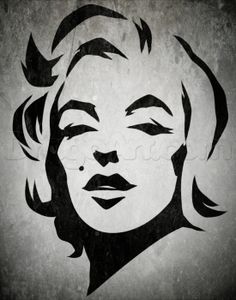 Marilyn Monroe Black And White Sketch