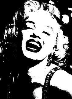 236x322 83 Best Stencil Images Graphic Art, Paintings And - Marilyn Monroe Black And White Sketch