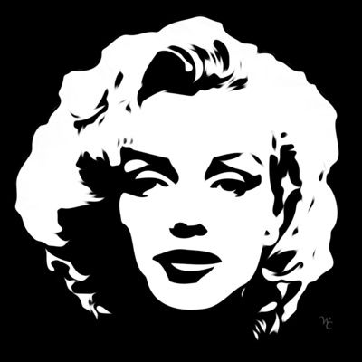 400x400 Marilyn Monroe - Marilyn Monroe Black And White Sketch