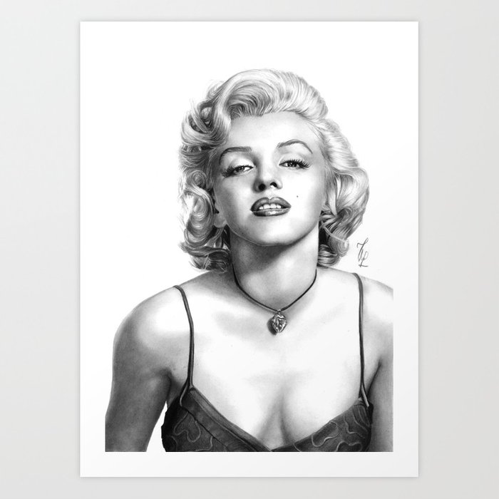 700x700 Marilyn Monroe - Marilyn Monroe Pencil Sketch