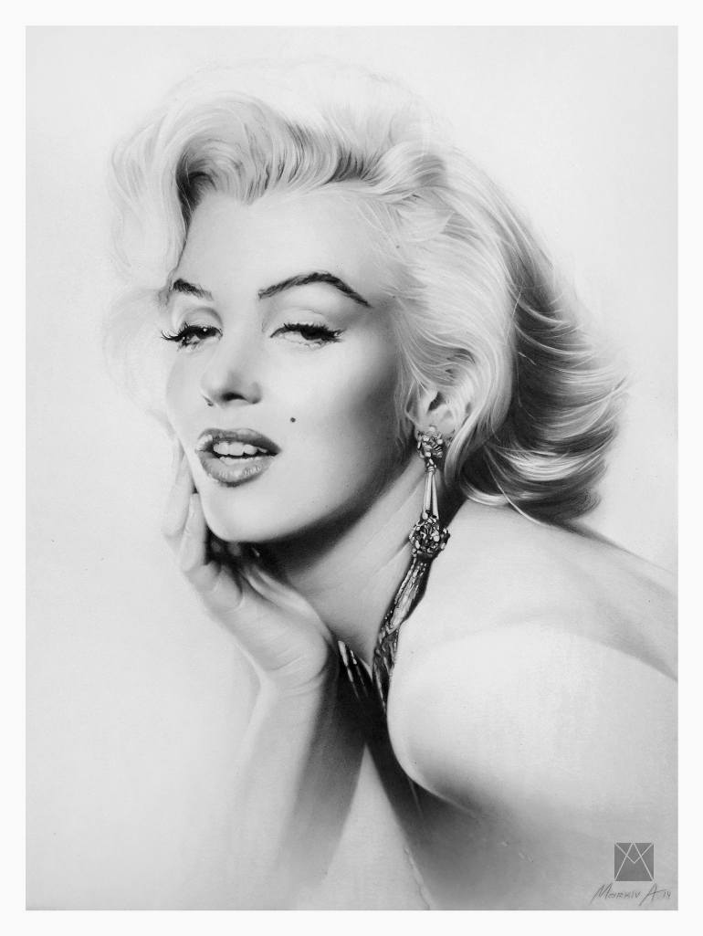 770x1025 Marilyn Monroe Drawing, Pencil, Sketch, Colorful, Realistic Art - Marilyn Monroe Pencil Sketch