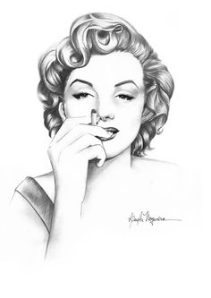 236x333 Collection Of Marilyn Monroe Hair Drawing High Quality, Free - Marilyn Monroe Pencil Sketch