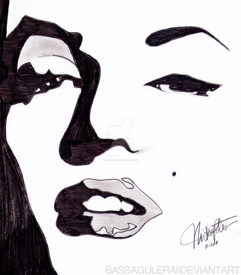 837x954 Marilyn Monroe Sketch By Bassagulera - Marilyn Monroe Sketch