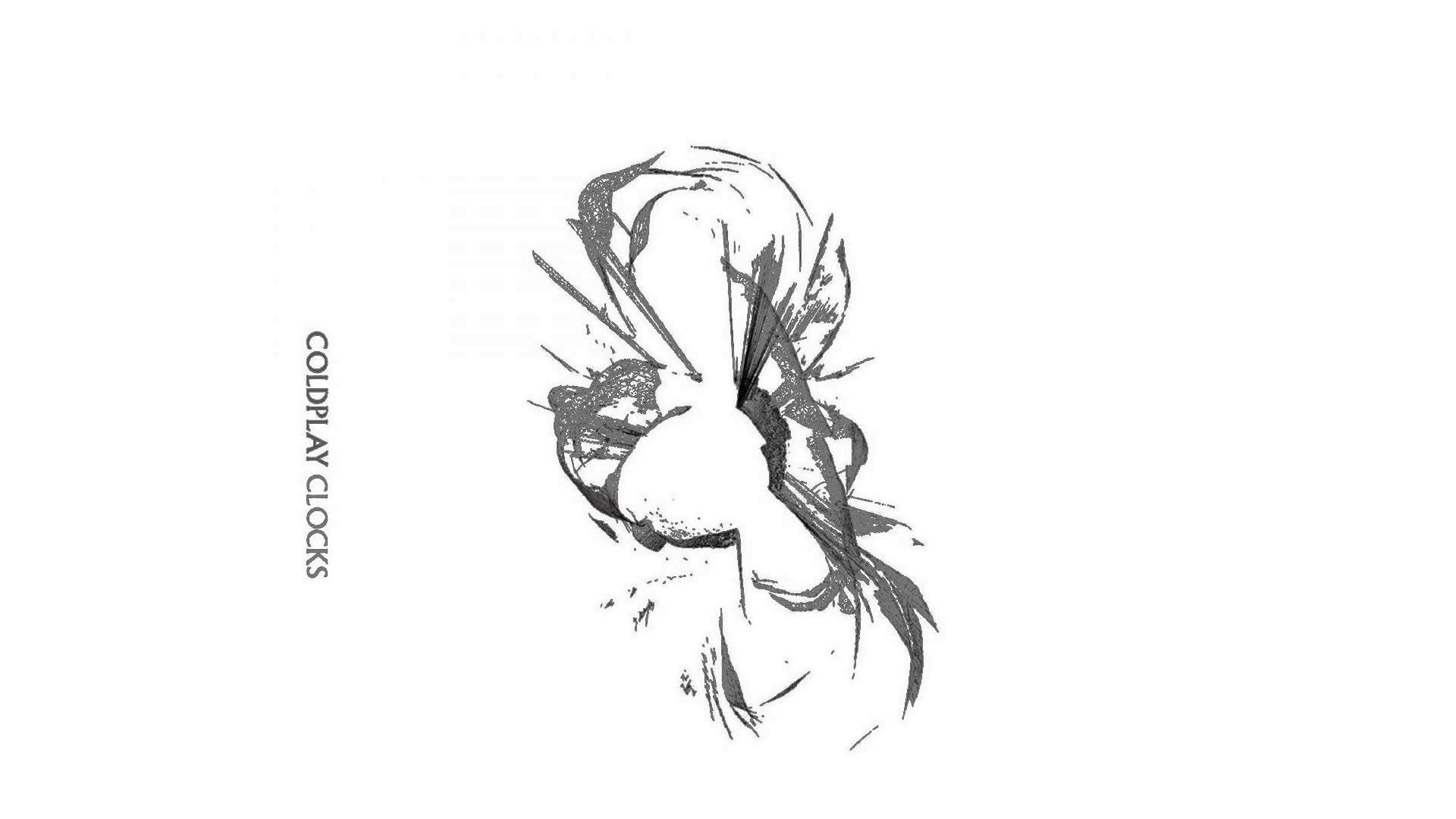 1920x1080 Sheet Music] Clocks - Marimba Sketch