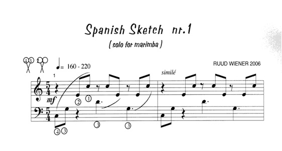 562x301 Spanish Sketch Nr. 1 - Marimba Sketch