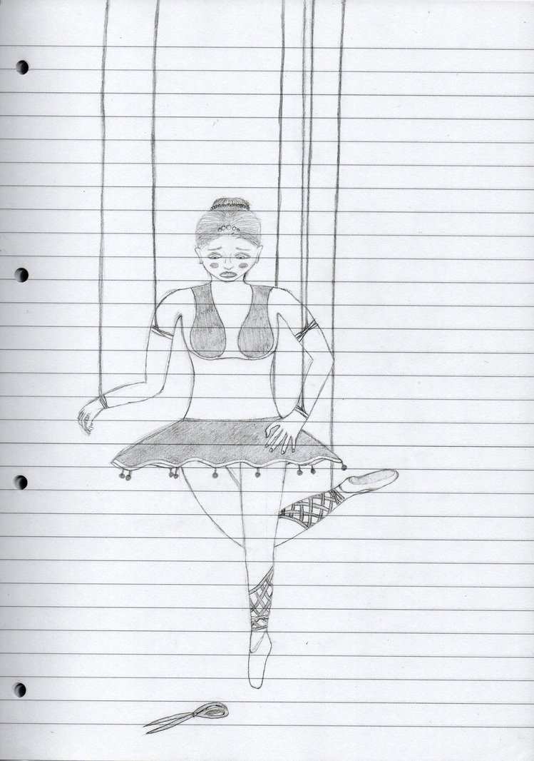 749x1066 Cut My Strings Sketch By Avelion Chan - Marimba Sketch