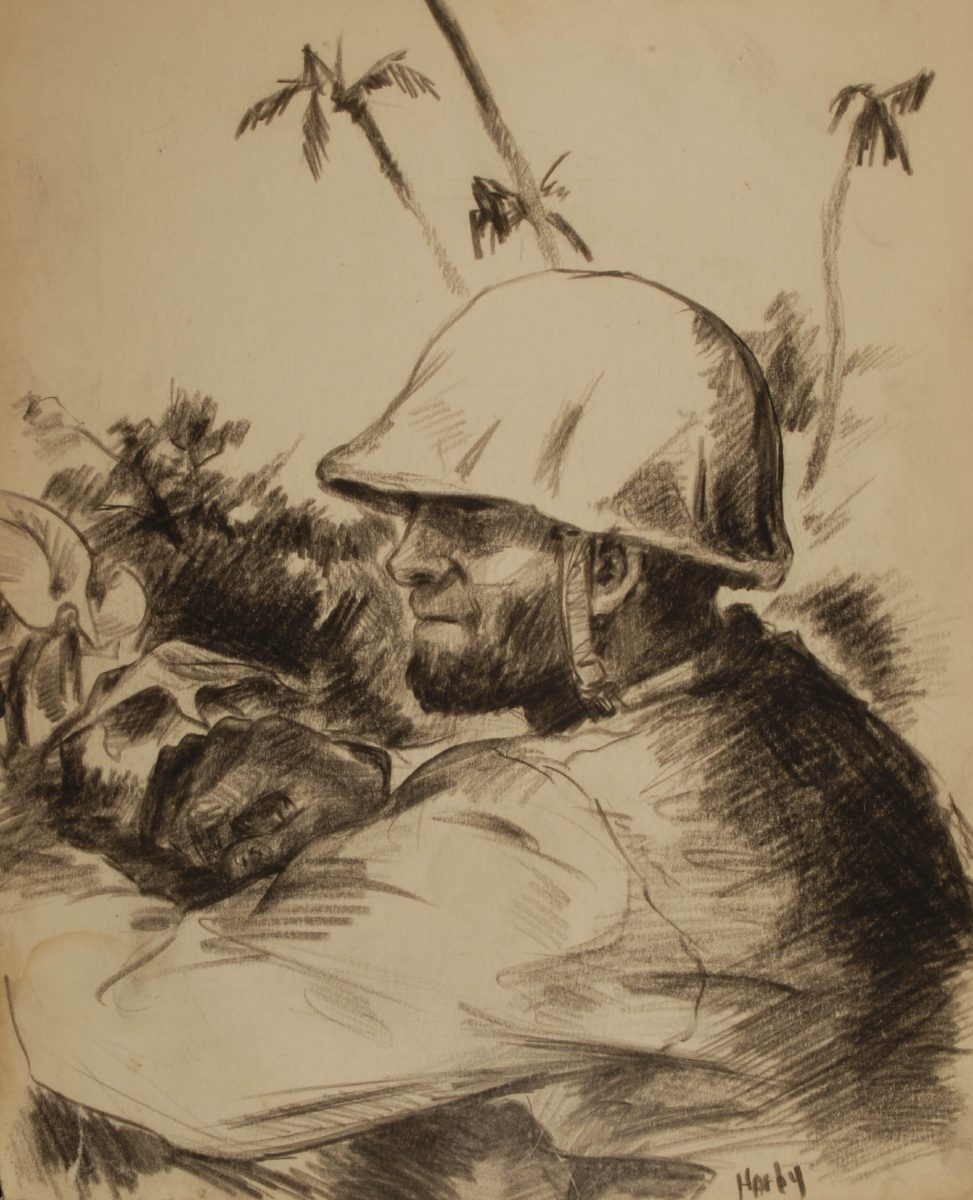 973x1200 Faces Of War - Marine Corps Sketches