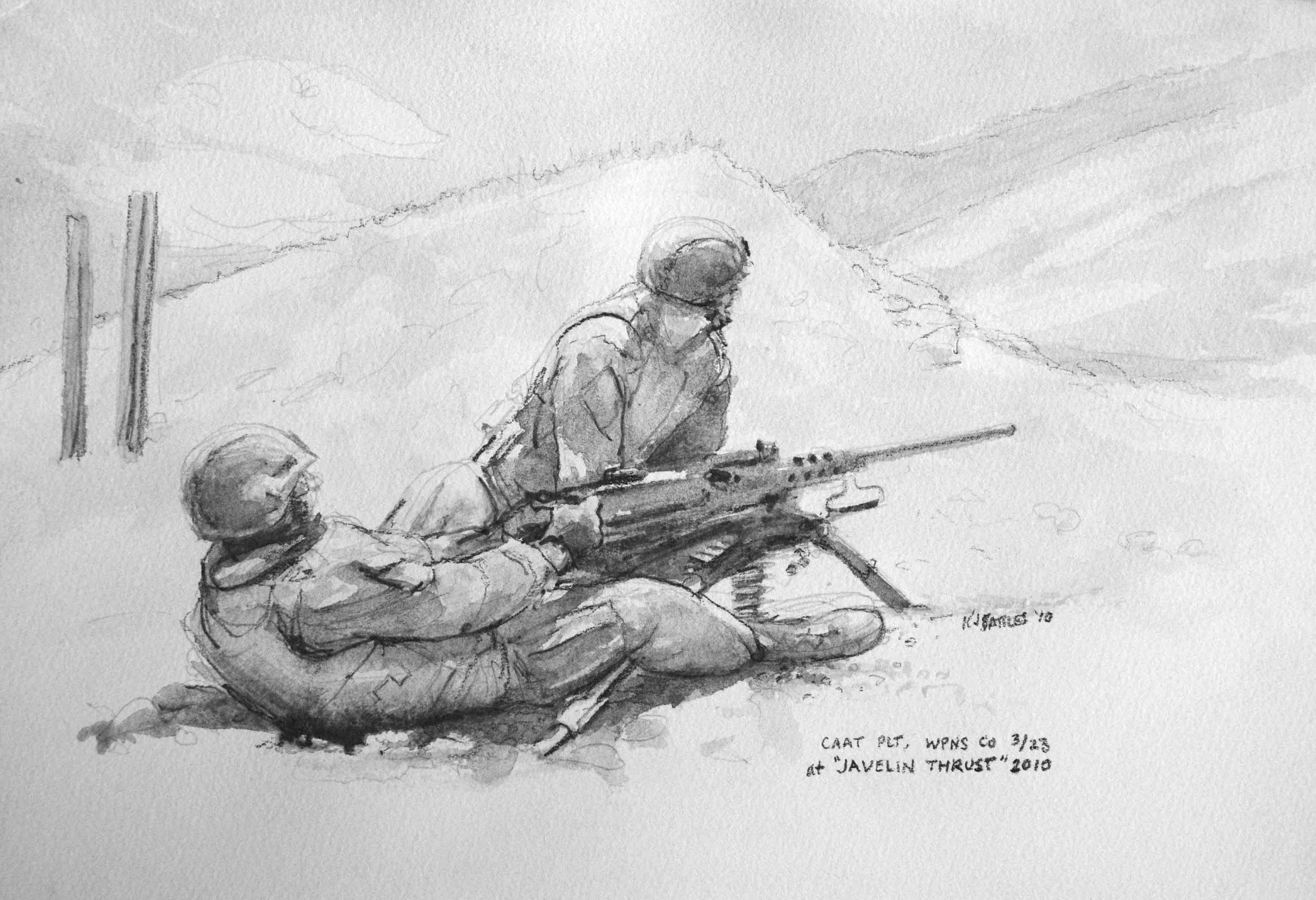 3106x2124 U.s. Marine Corps Forces Reserve - Marine Corps Sketches
