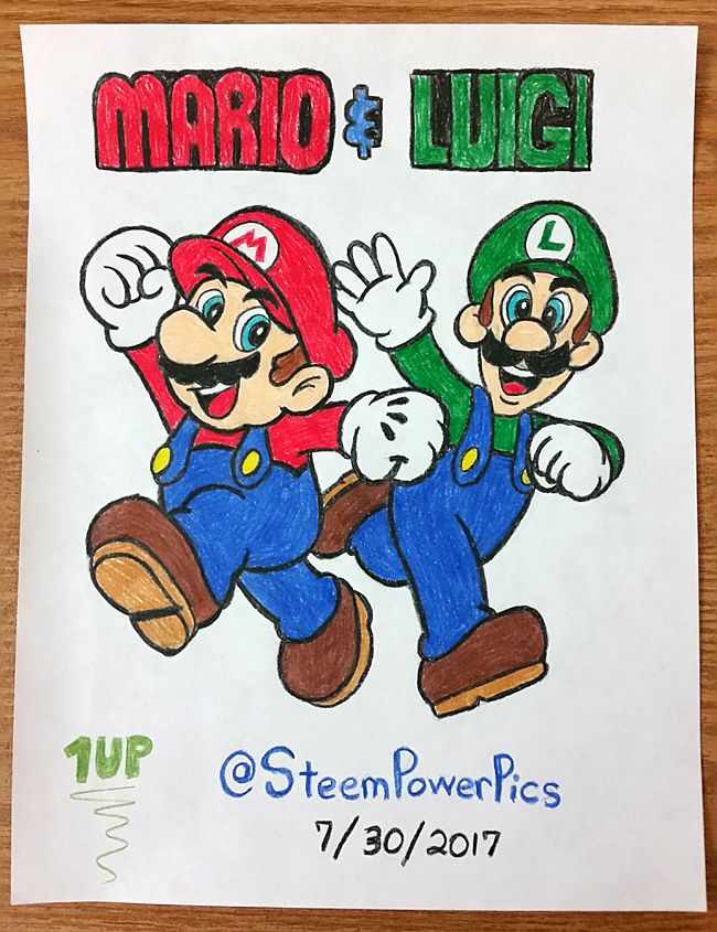 650x845 Mario Amp Luigi Fan Art - Mario And Luigi Sketch