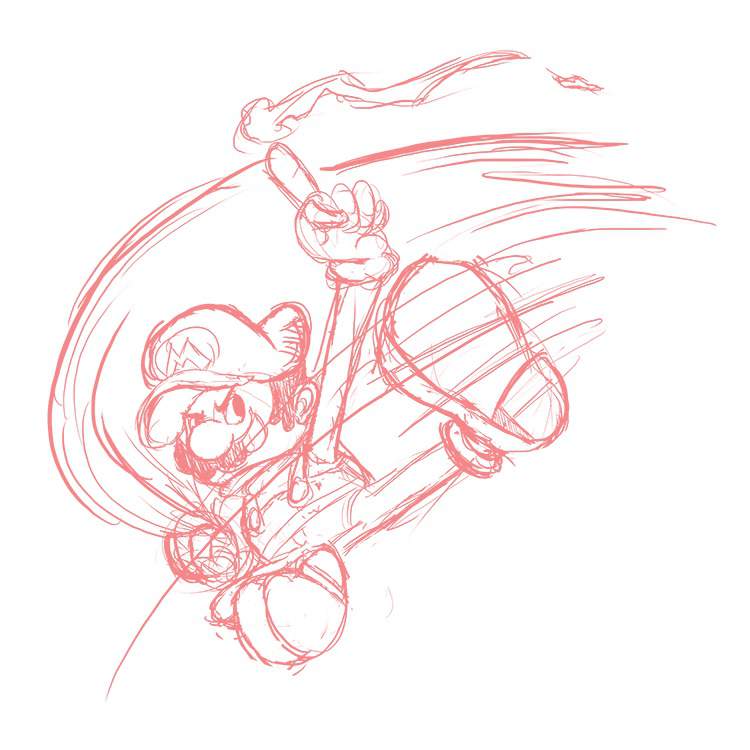 750x750 Super Smash Bros 01 Mario Mario Amino - Mario Bros Sketch