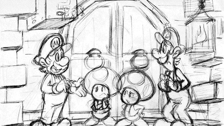 781x439 Petition Walt Disney Studios And Nintendo A New Super Mario - Mario Bros Sketches