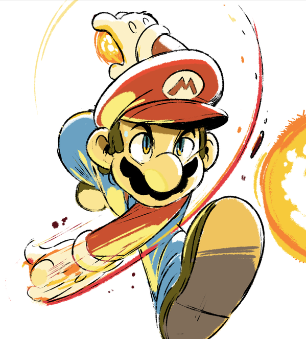 599x663 Smash Bros Sketches Mario Desenho Sketches - Mario Bros Sketches