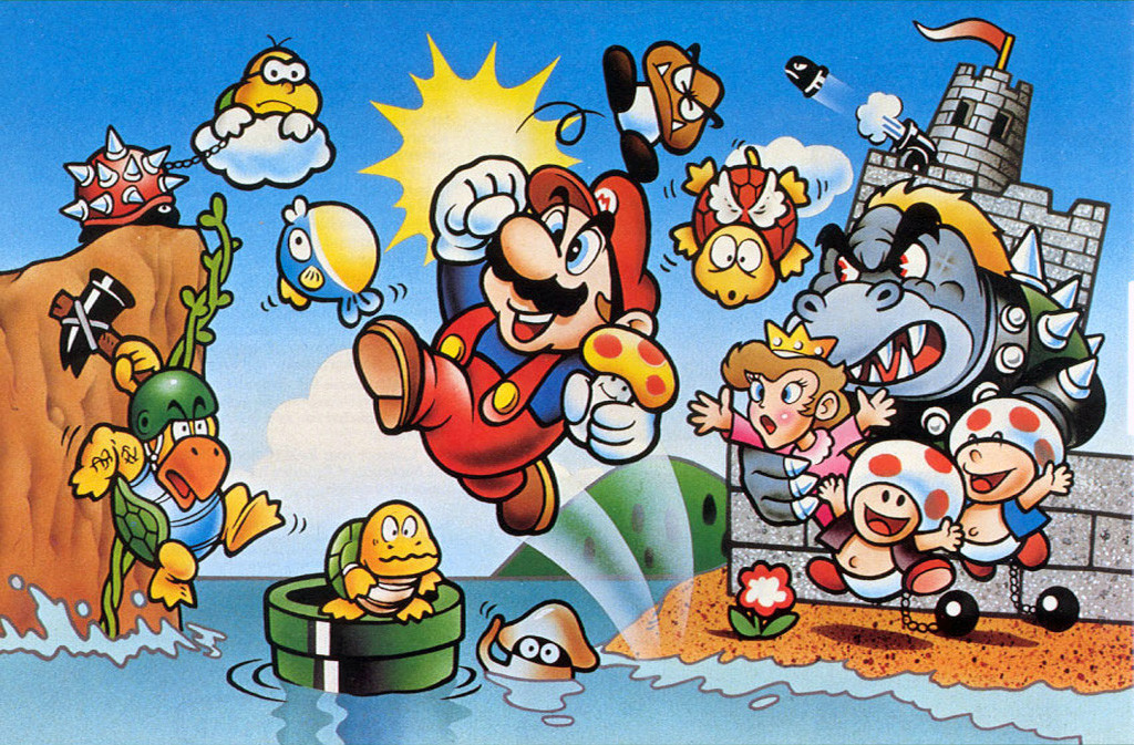 1024x673 Super Mario Bros. (Video Game) - Mario Bros Sketches