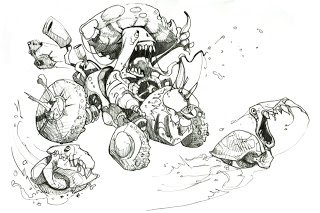 320x213 2d Bean Artblog Concept Art, Visual Development, Doodles, And - Mario Kart Sketch
