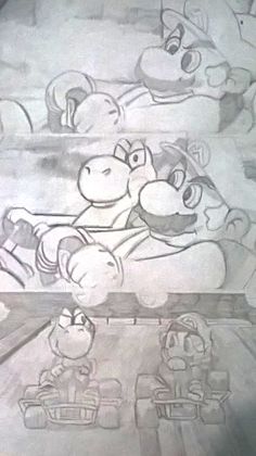 236x420 Pin By Walden Benjamin On World 8 - Mario Kart Sketch