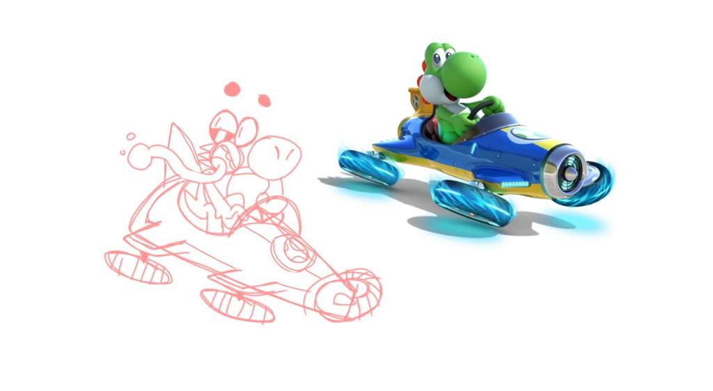 1024x562 A Mario Kart Sketch Art Dump Thing Mario Amino - Mario Kart Sketch