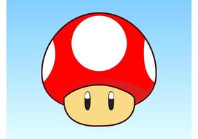 286x200 Mario Mushroom Vector Pack - Mario Mushroom Sketch