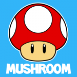 150x150 How To Draw Super Mario Bros Characters Mario, Luigi, Bowser - Mario Mushroom Sketch