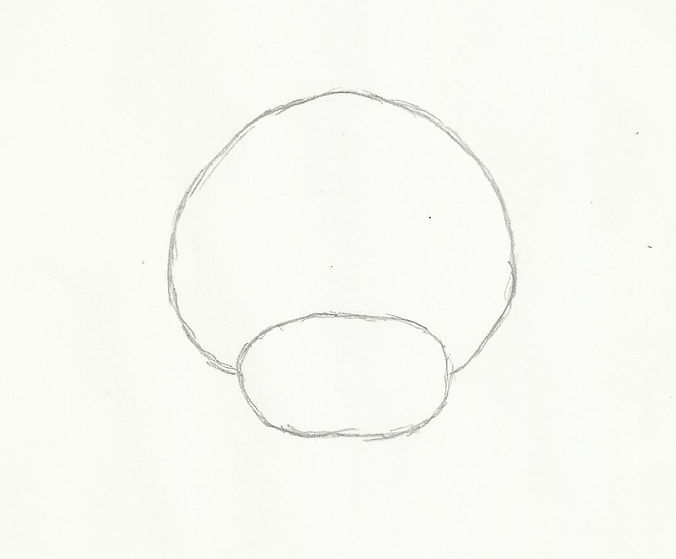 676x559 How To Draw A Mario Mushroom 5 Steps (With Pictures) - Mario Mushroom Sketch