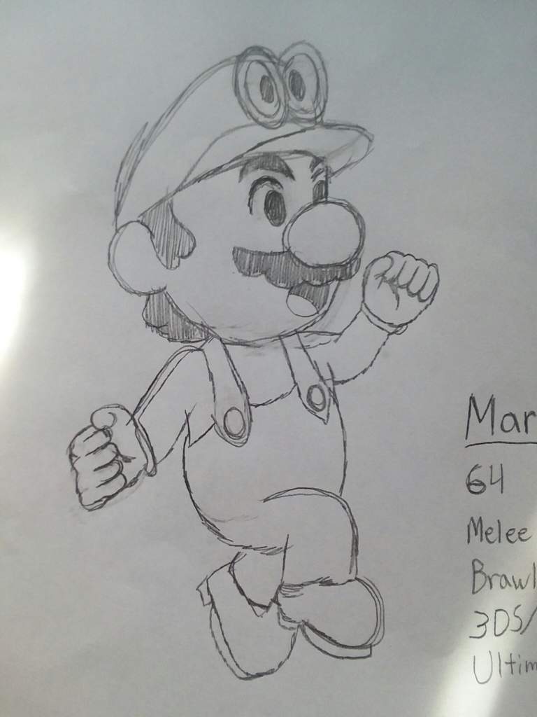 768x1024 Mario (Sketch) W.i.p. Mario Amino - Mario Sketch
