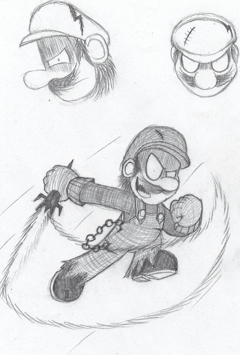 1024x1512 Image - Mario Sketch