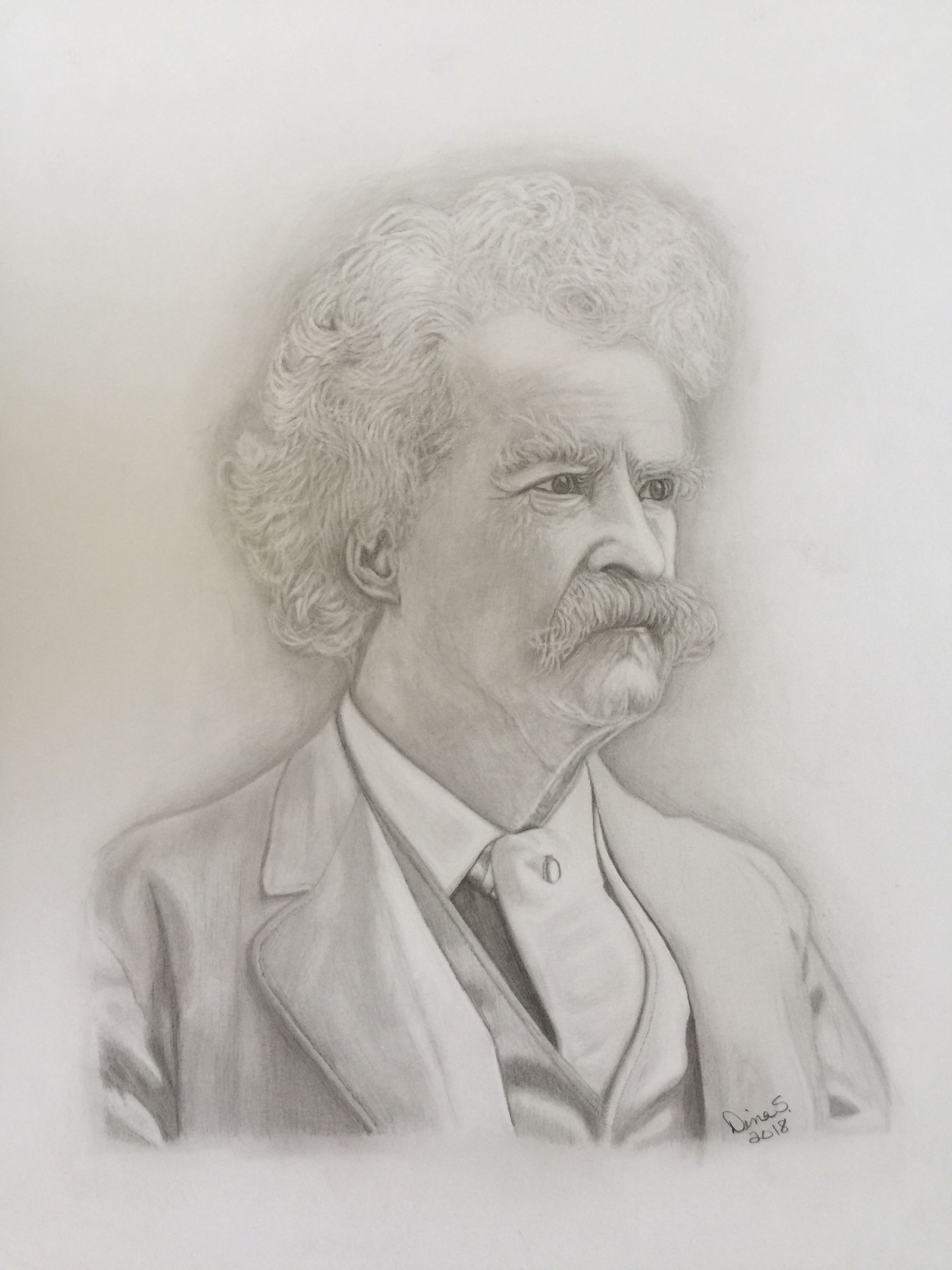 2448x3264 Mark Twain !! 5 Pencil Method Darrell Tank My Sketches With Five - Mark Twain Sketches