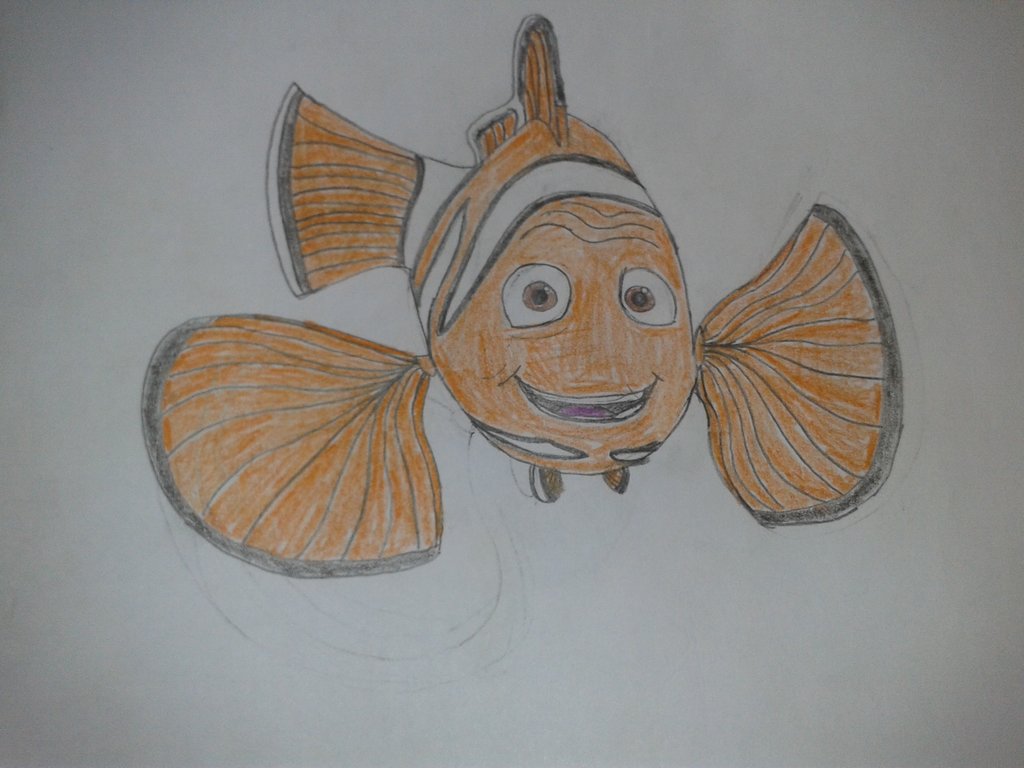 1024x768 Marlin Sketch By Duskkin - Marlin Sketch