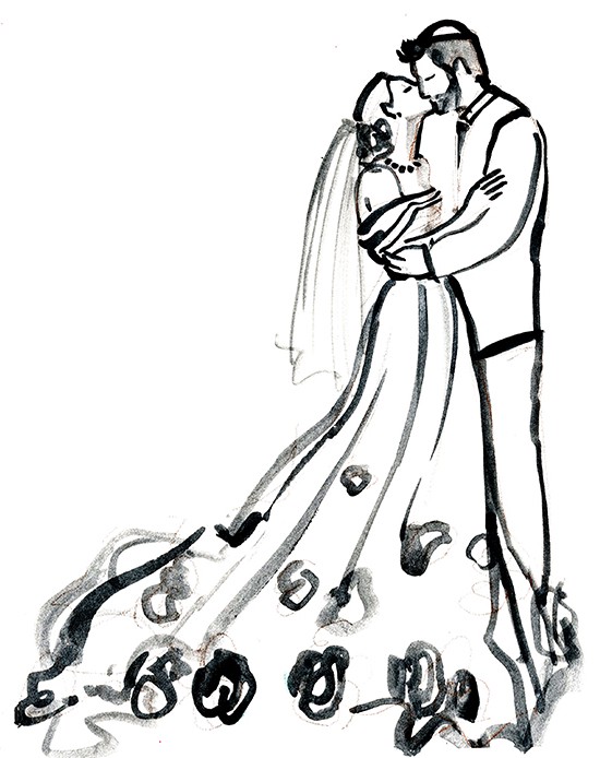 550x694 Love! And Marriage Spiralbound Medium - Marriage Sketch