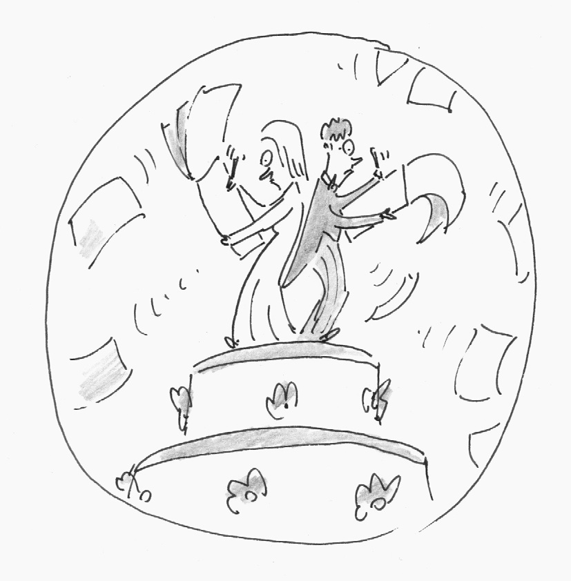 827x842 Cartoon Marriage Sketch - Marriage Sketch