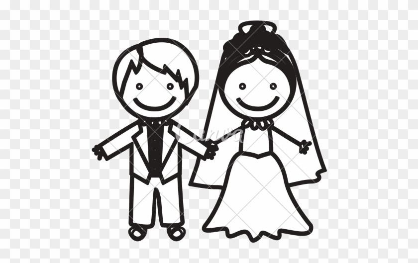 840x529 Sketch Silhouette Married Couple Icon - Married Couple Sketch