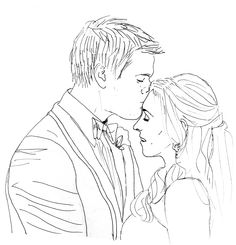 236x245 The 76 Best Drawing - Married Couple Sketch