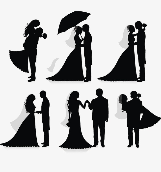 650x694 We Get Married, Sketch, Bride And Groom Png Image And Clipart For - Married Sketch