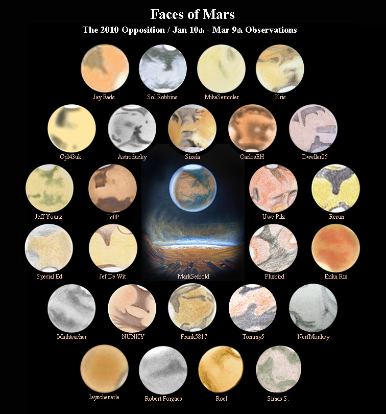 756x810 Faces Of Mars Astronomy Sketch Of The Day - Mars Sketch