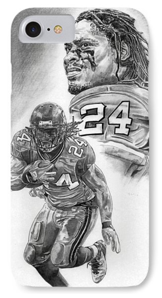 327x600 Marshawn Lynch Iphone 8 Cases Fine Art America - Marshawn Lynch Sketch