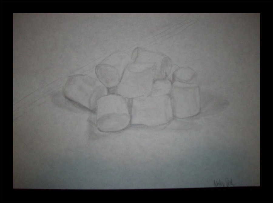 900x670 Marshmallow Sketch By Verbalxv0mit - Marshmallow Sketch