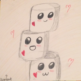320x320 Marshmallows Drawings On Paigeeworld. Pictures Of Marshmallows - Marshmallow Sketch