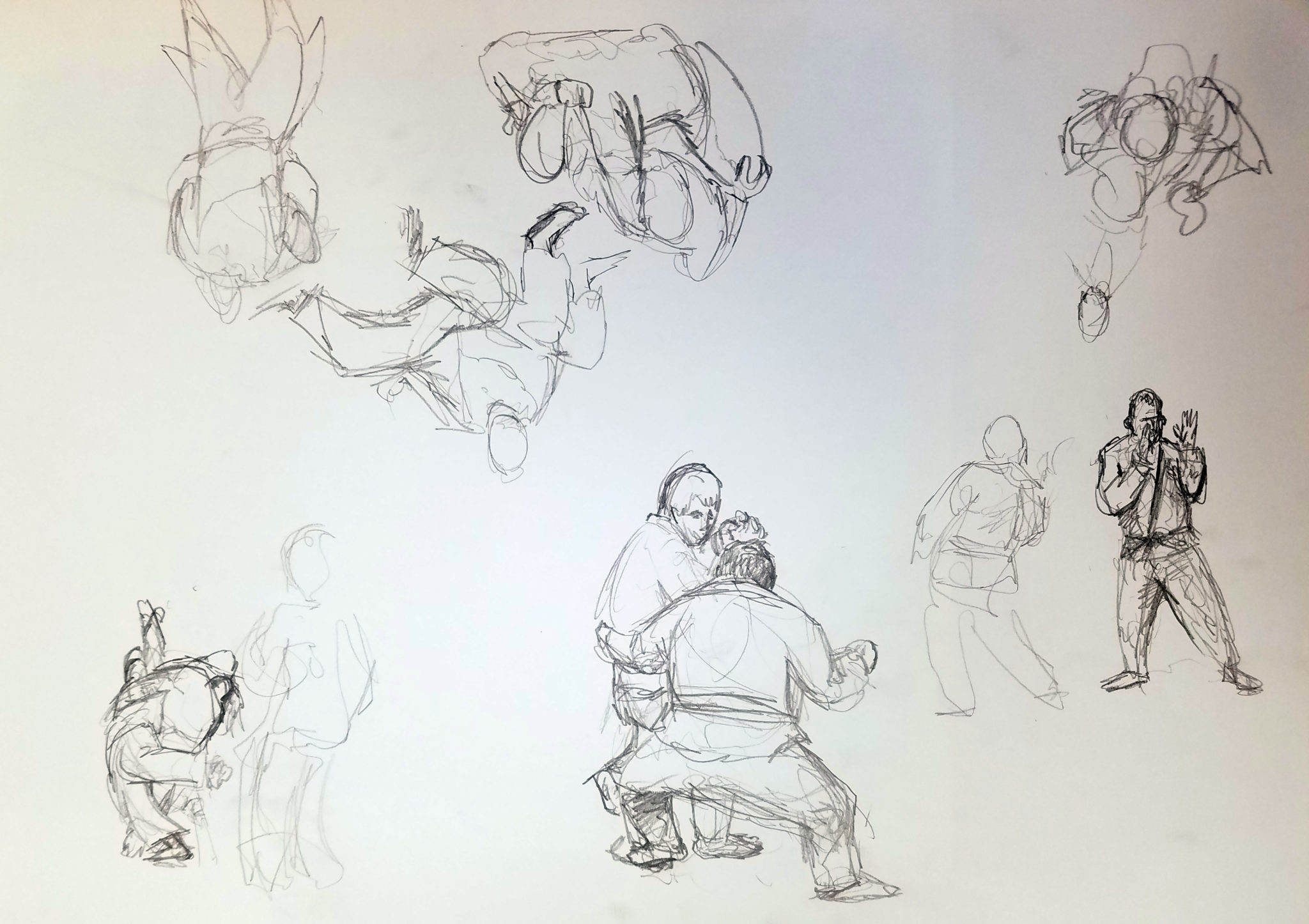 2048x1446 Gesture Drawings That I Did, Sketching - Martial Arts Sketches