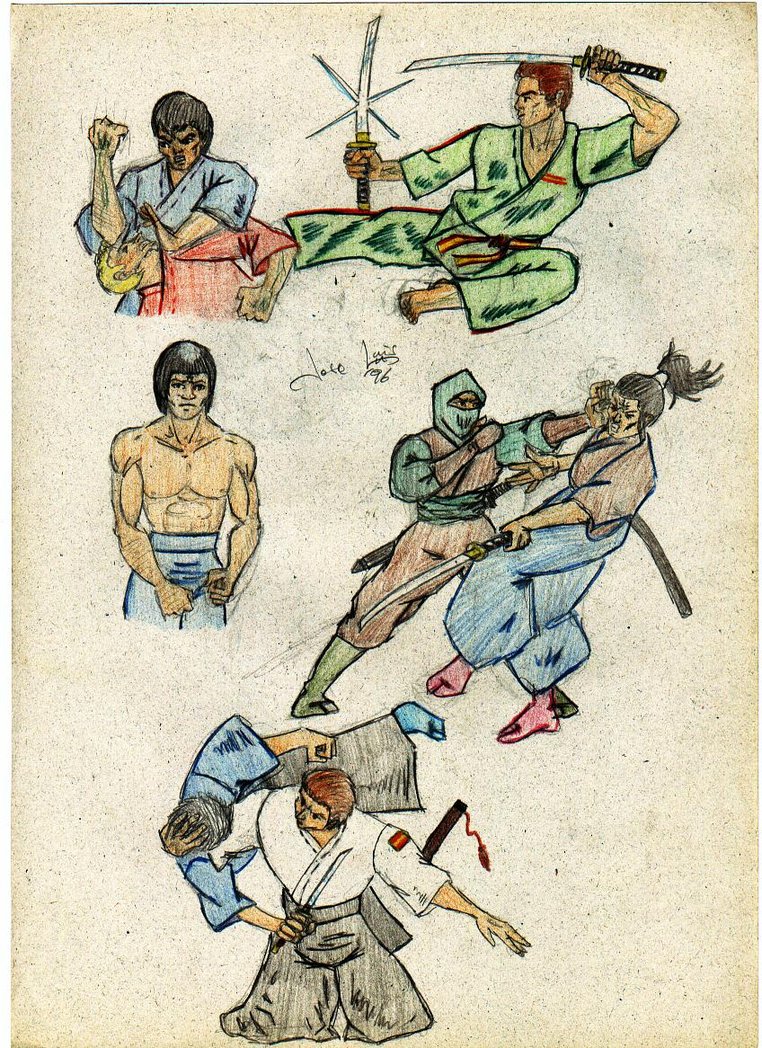 762x1048 Martial Arts Sketches By Toyotomiinfinity - Martial Arts Sketches