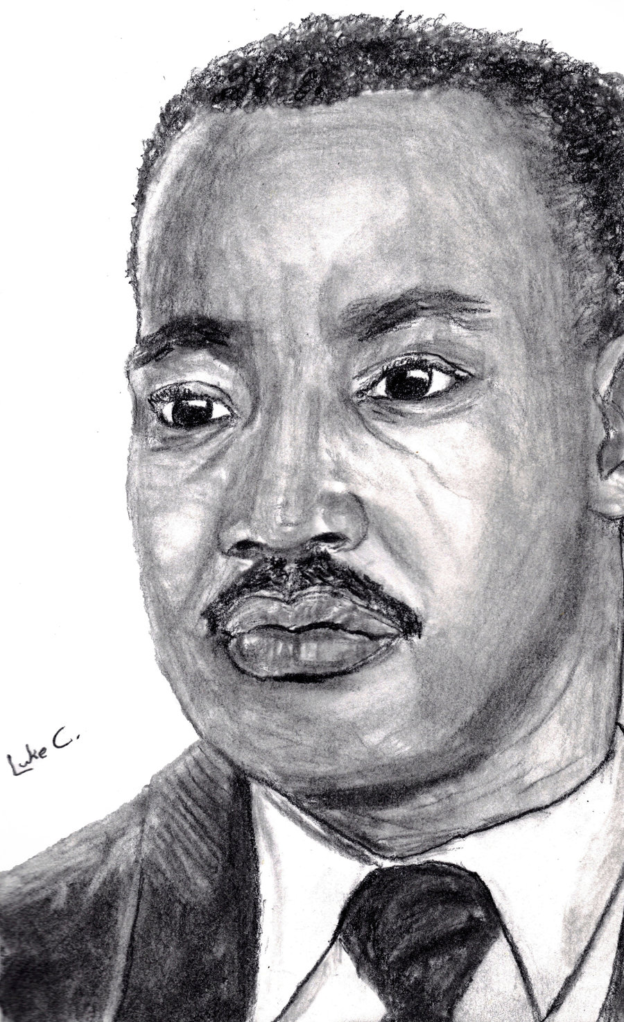 Martin Luther King Jr Sketch at PaintingValley.com | Explore collection ...