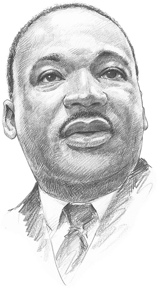 Martin Luther King Jr Sketch at Explore collection